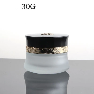 30g Cream Jar 8 шт./лот матовый Стекло бутылки 120ml100ml60ml 40 мл пустой Косметика Упаковка лосьон насос бутылка черная крышка Frost Стекло Jar 50 г 30 г - Цвет: 30g Cream Jar