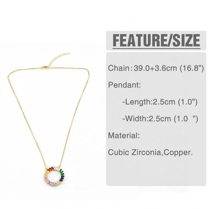 Новинка 2019 хит продаж сверкающие ювелирные украшения золото геометрический круг