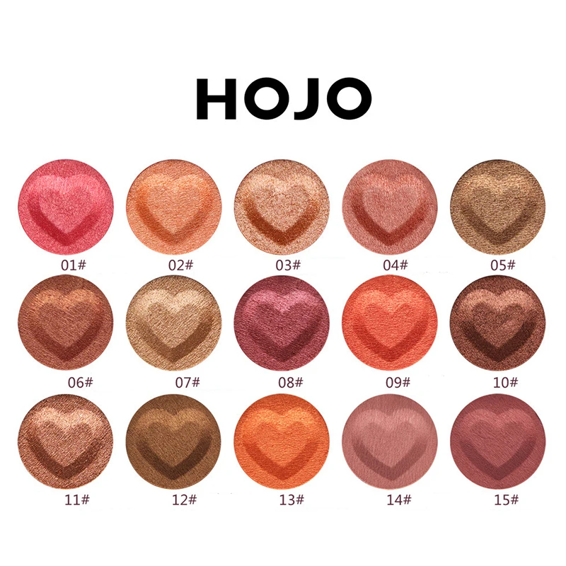 Новинка брендовые матовые блестящие тени для век HOJO палитра одноцветные Сияющие