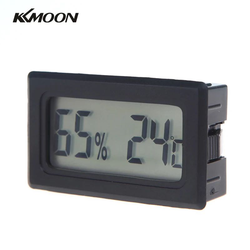KKMOON Мини цифровой ЖК дисплей термометром и гигрометром декоративные часы для