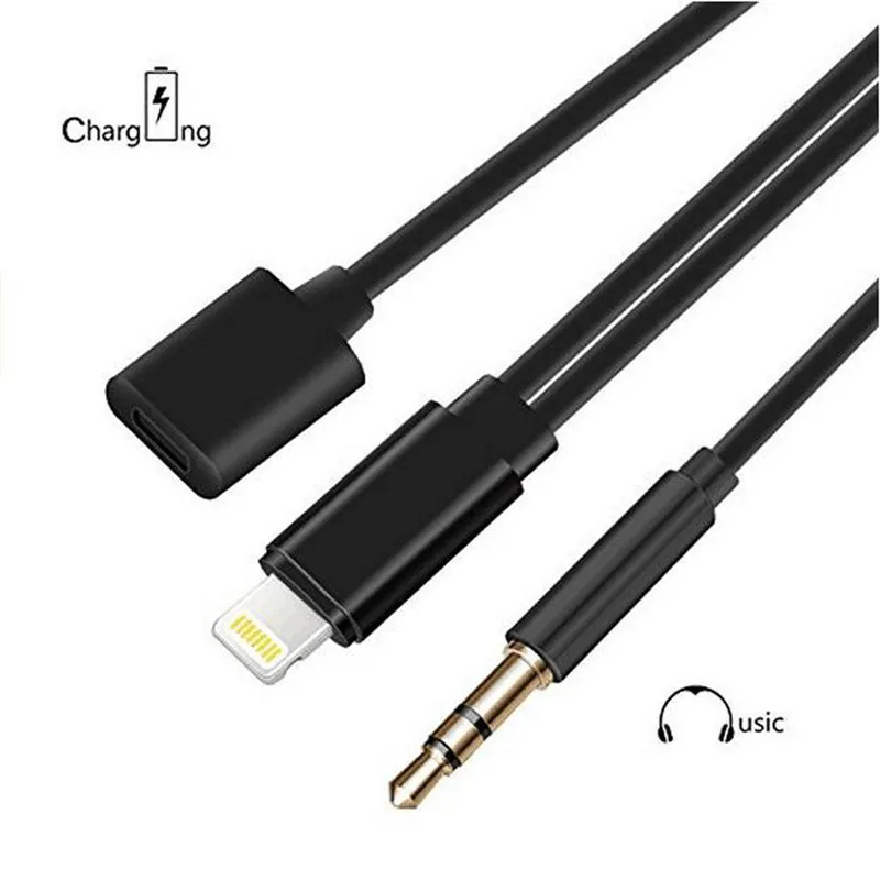 2в1 кабель Lightning для Aux 3 5 мм и Apple IPhone 6/6 s/6 sPlus/7 Plus/8 Plus/X/Xs/Xr/Xs Max 1M Наушники для/Xs
