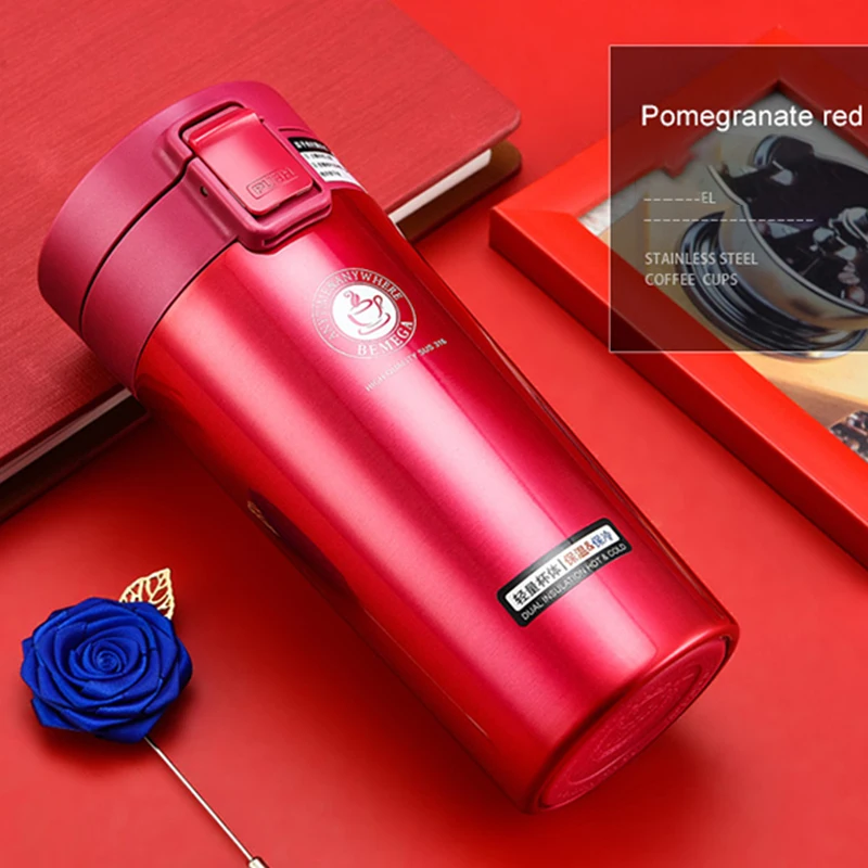 316 термос из нержавеющей стали бутылка для автомобиля Термокружка студентов кофе