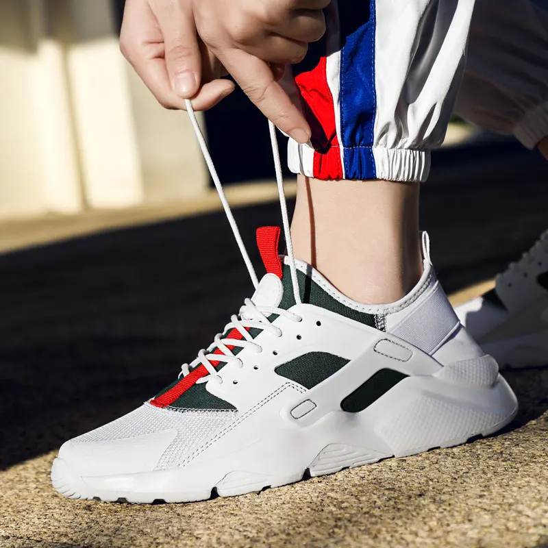 Мужская обувь для бега из дышащей сетки весна осень лето мужские кроссовки от 37