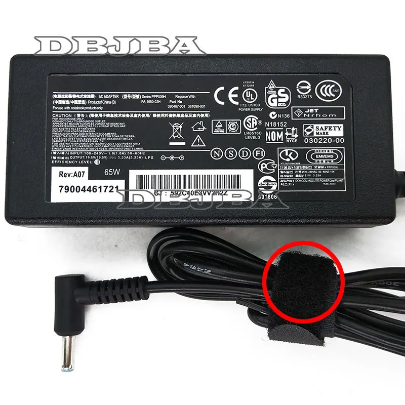 19 5 V 3.33A Ноутбук AC адаптер питания зарядное устройство для HP envy PPP009C 15 j009WM 14 k001XX k00TX