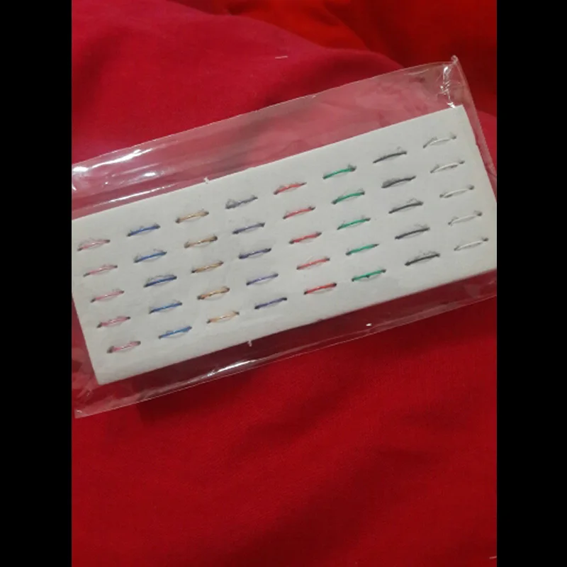 Колье-гвоздик для пирсинга носа женское модное Ювелирное Украшение из