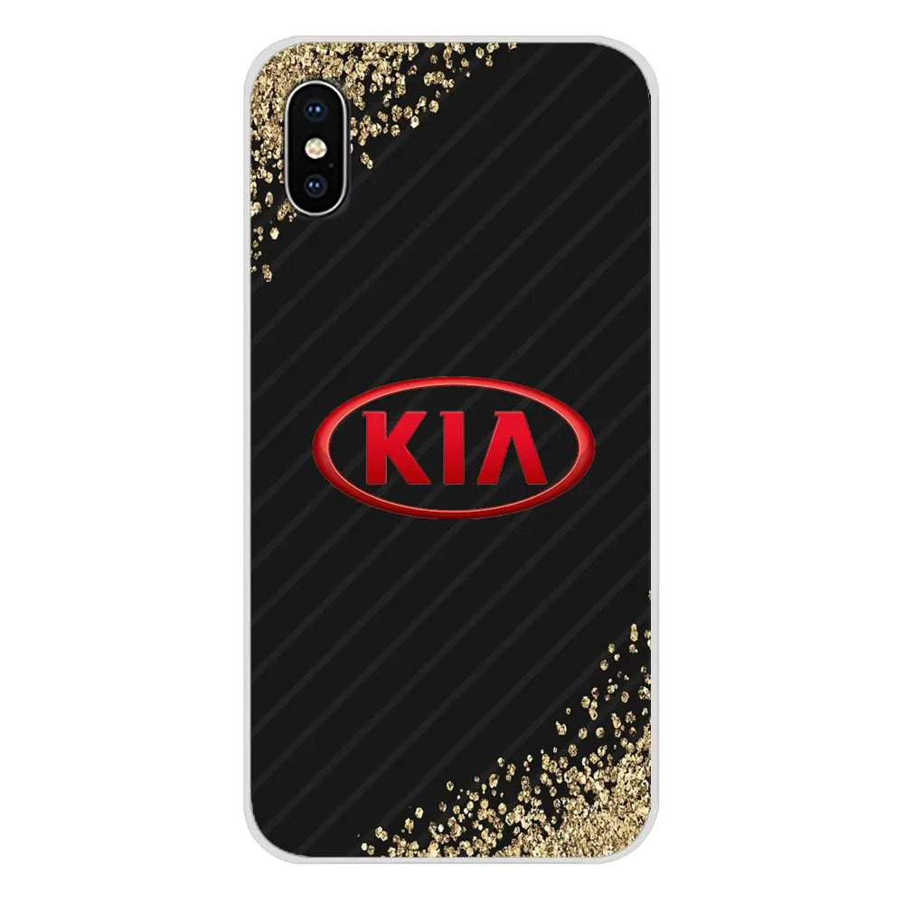Для Apple iPhone X XR XS MAX 4 4S 5 5S 5C SE 6 6S 7 8 Plus ipod touch Логотип Kia корейский автомобильный бренд