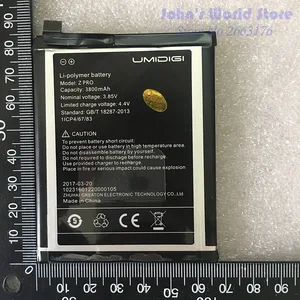umi z pro battery umidigi z pro high quality original large capacity 3800mah back up for umi z pro z1 smart phone free global shipping