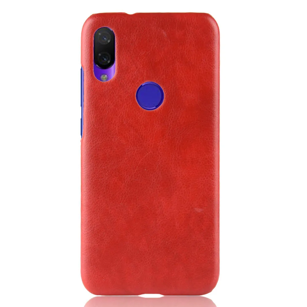 SUBIN чехол для xiaomi mi redmi 7 redmi 7 Роскошный PU кожаный чехол для задней панели защитный чехол для xiaomi M1901F9T/E - Цвет: 02red