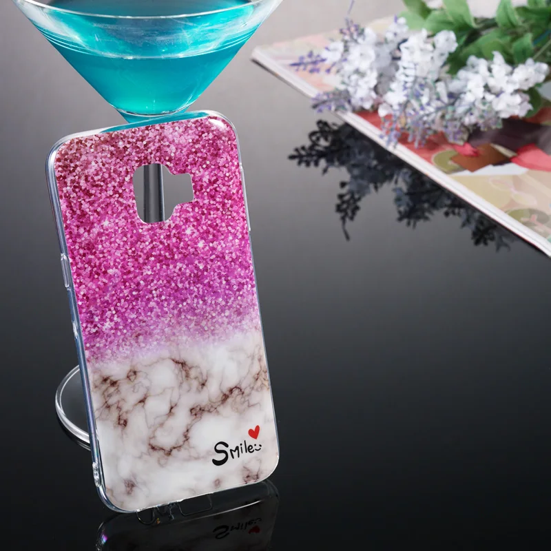 

Fashion Geometry Marble Soft TPU Case Mobile Phone Silicone Cover Shell Skin Coque Funda Capa Etui for Samsung Galaxy J2 J4 Core