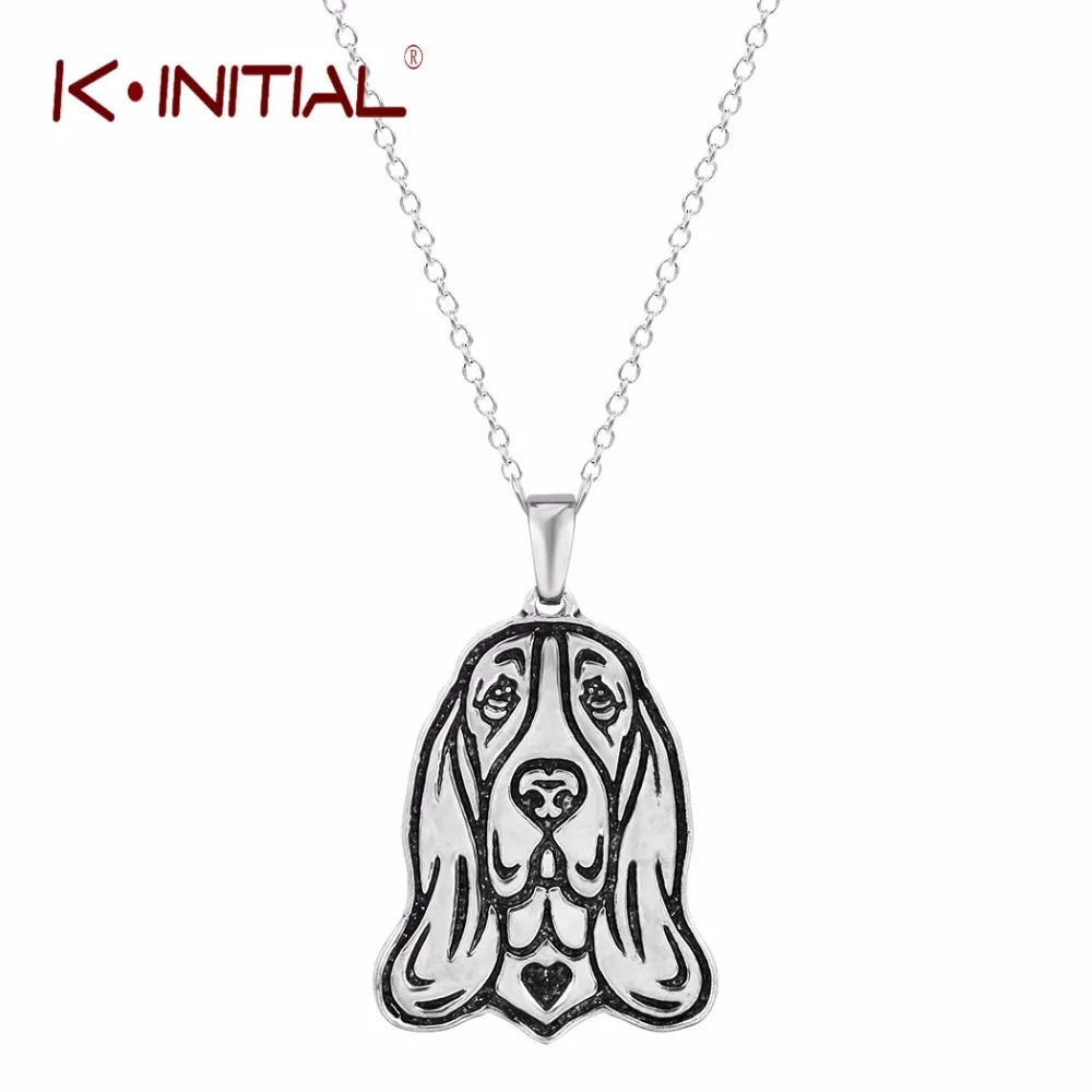 Kinitial 10 шт Бассет Хаунд Подвески ожерелье s ювелирные изделия для собаки щенка и