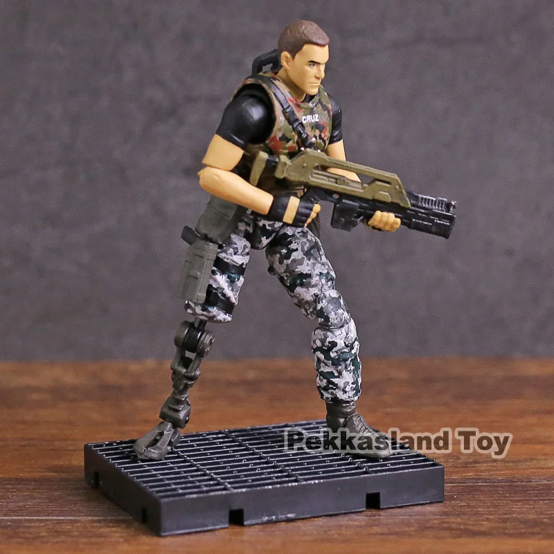 HIYA TOYS Aliens Colonial Marines Cruz Bella Redding Xenomorph Raven Crusher 1:18 ПВХ фигурка игрушки