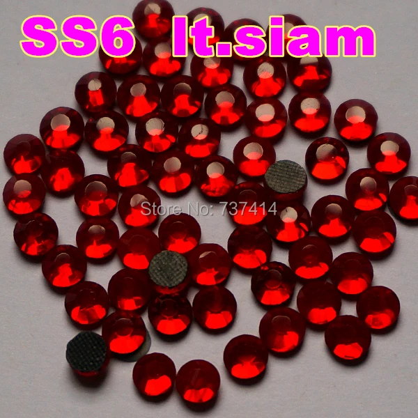 Бесплатная доставка! DMC горный хрусталь горячей фиксации Цвет Lt. siam Красный