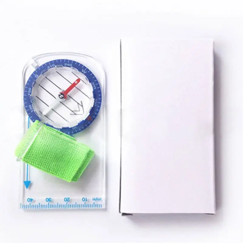 Акриловая линейка компас водонепроницаемый Карманный размер Походное
