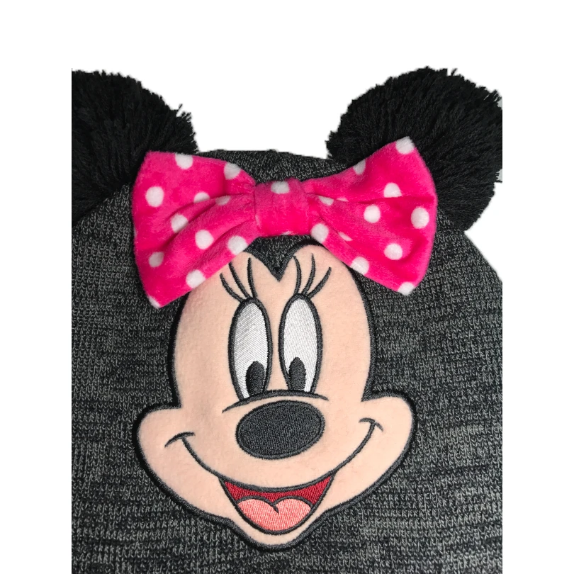 Детские зимние шапки Disney вязаные модные с мультяшным рисунком для маленьких
