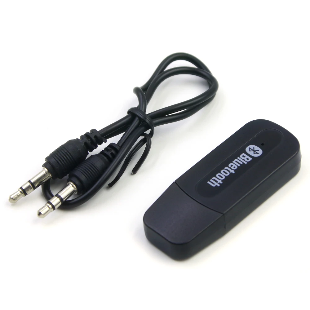 2 в 1 автомобиль USB Bluetooth V4.0 адаптер аудио Музыка приемник 3 5 мм порты и разъёмы авто