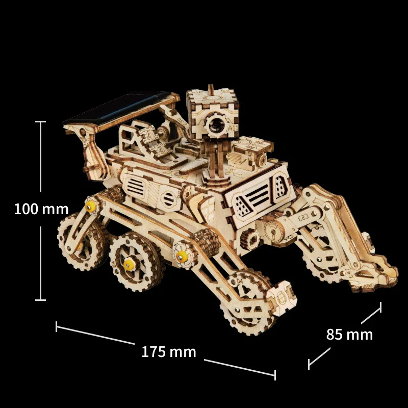 Moon Buggy curience Spirit Дискавери Ровер подвижные 3D деревянные головоломки игрушки забавные Обучающие, развивающие дома деко модель здания