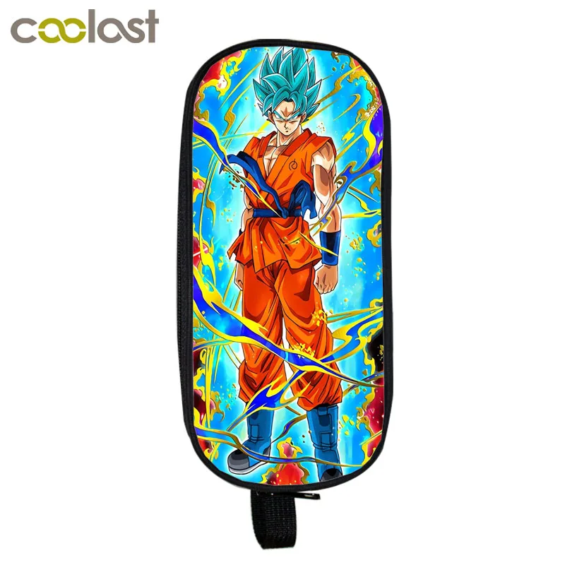 Японский аниме Dragon Ball косметический чехол с карандашом для мальчиков и девочек школьные сумки Goku детский чехол стационарная сумка, школьные принадлежности