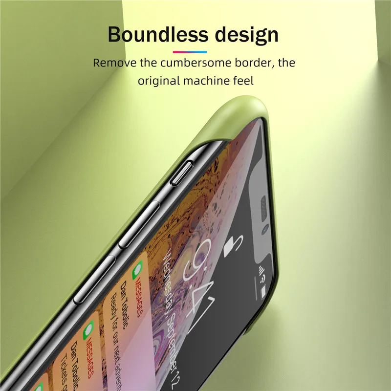 USLION матовый безрамный чехол для телефона iPhone 7 6 6S 8 Plus карамельного цвета XS Max XR X