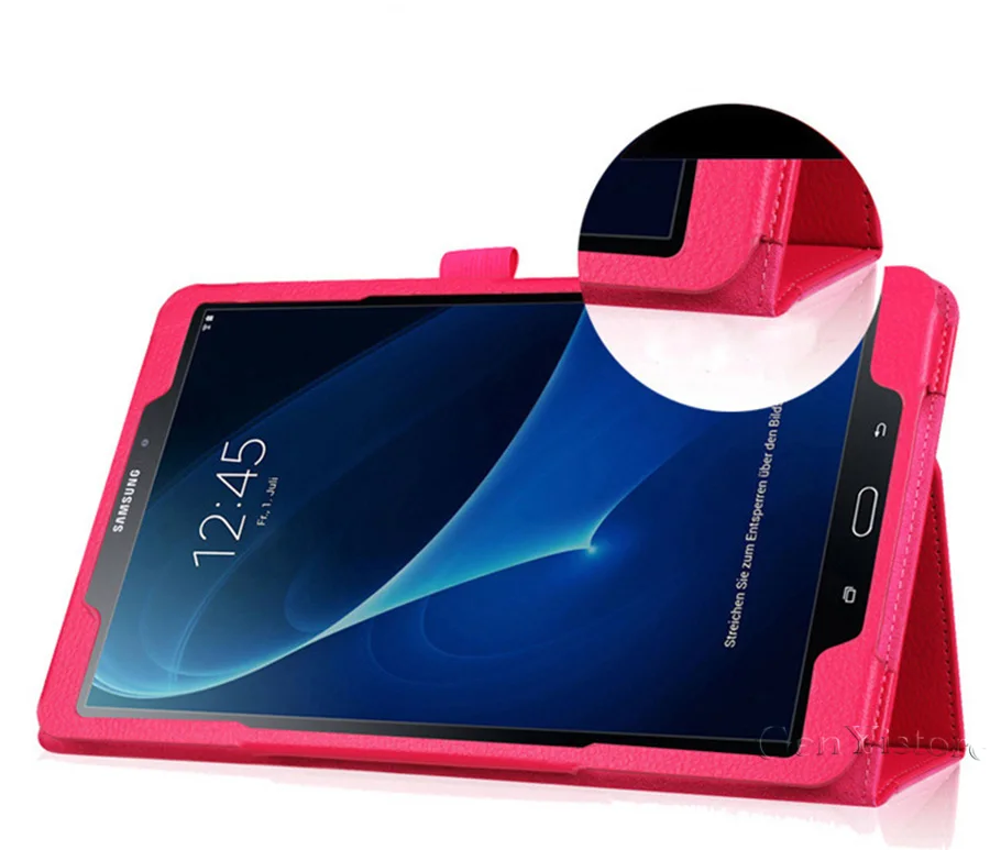 Кожаный чехол для Samsung Galaxy Tab A 10 1 &quotдюймовый P580 SM-P80 P585 Подставка планшета с