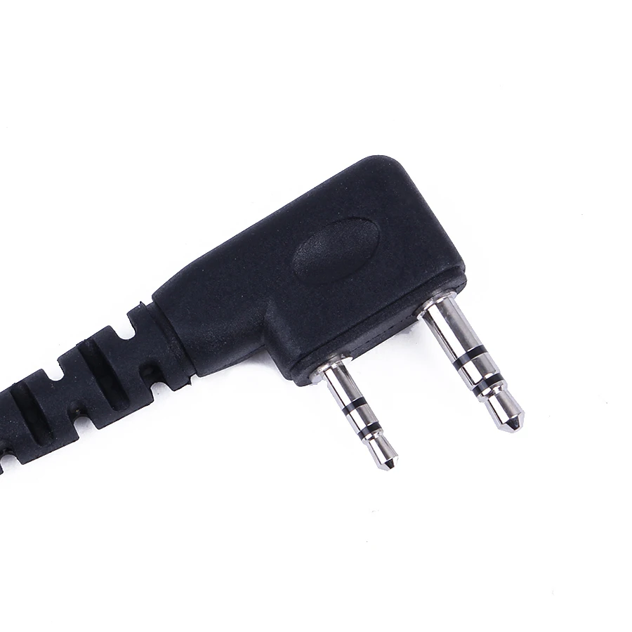 2 Pin Finger PTT Headset Walkie Talkie Motorcycle Helmet Microphone For Kenwood For Baofeng Retevis For TYT Two Way Radio