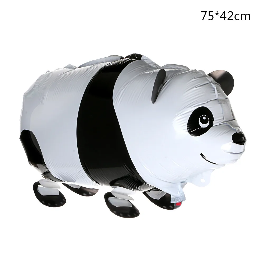 panda 1 шт., прогулочные воздушные шарики в виде животных, милые шарики для кошек, собак, кроликов, панды, динозавра, тигра, шары для домашних животных, вечерние шары для украшения дня рождения - Цвет: panda