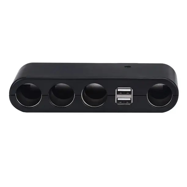Многопортовое Зарядное устройство USB 4 портовое прикуриватель 12 В/24 В
