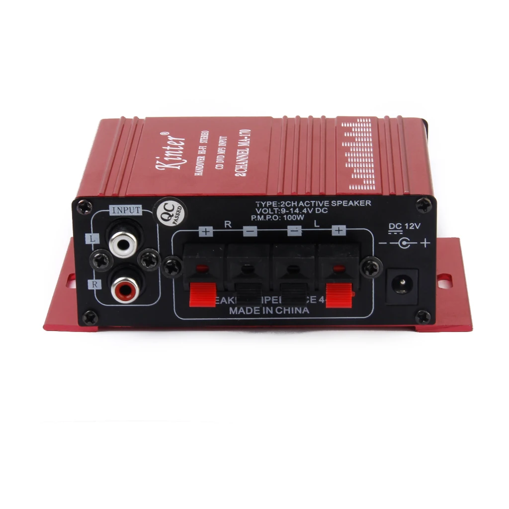 DC12V Mini 2CH MA-170 Hi-Fi стерео автомобильный усилитель мощности CD DVD MP3 |
