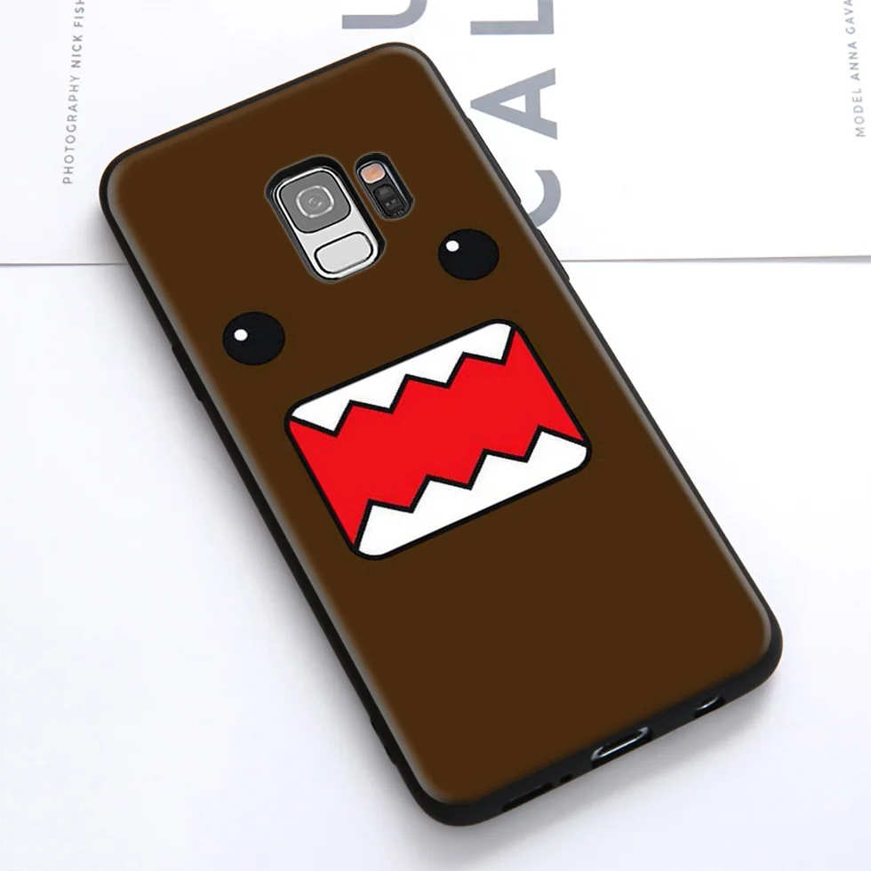 WEBBEDEPP простой Domo Kun аниме мягкий чехол для Samsung Galaxy S10 S10e S9 S8 Plus S7 S6 Edge &amp J6 2018 Note 10 9 8 |