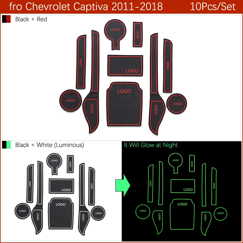 Нескользящий коврик для ворот резиновые подставки Chevrolet Captiva 2011 2012 2015 2016 2017 2018