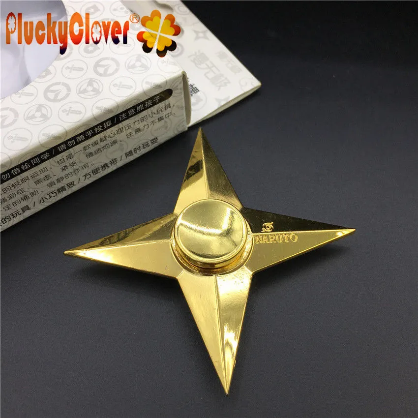 1 шт. треугольные блесны ниндзя из металла увеличивающие фокус Tri spinner Naruto Edc