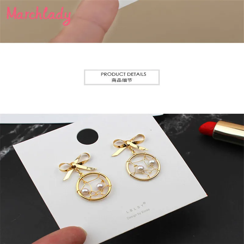 Brand Fashion Earrings For Women Zinc Alloy Gold Color Bowknot Lovely Korean Design Elegant Long Dangle Earring Aliexpress | Украшения и
