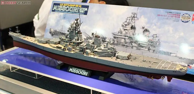 Сборная модель корабля 1:350 американского BB-6" Missouri" линкор 78029