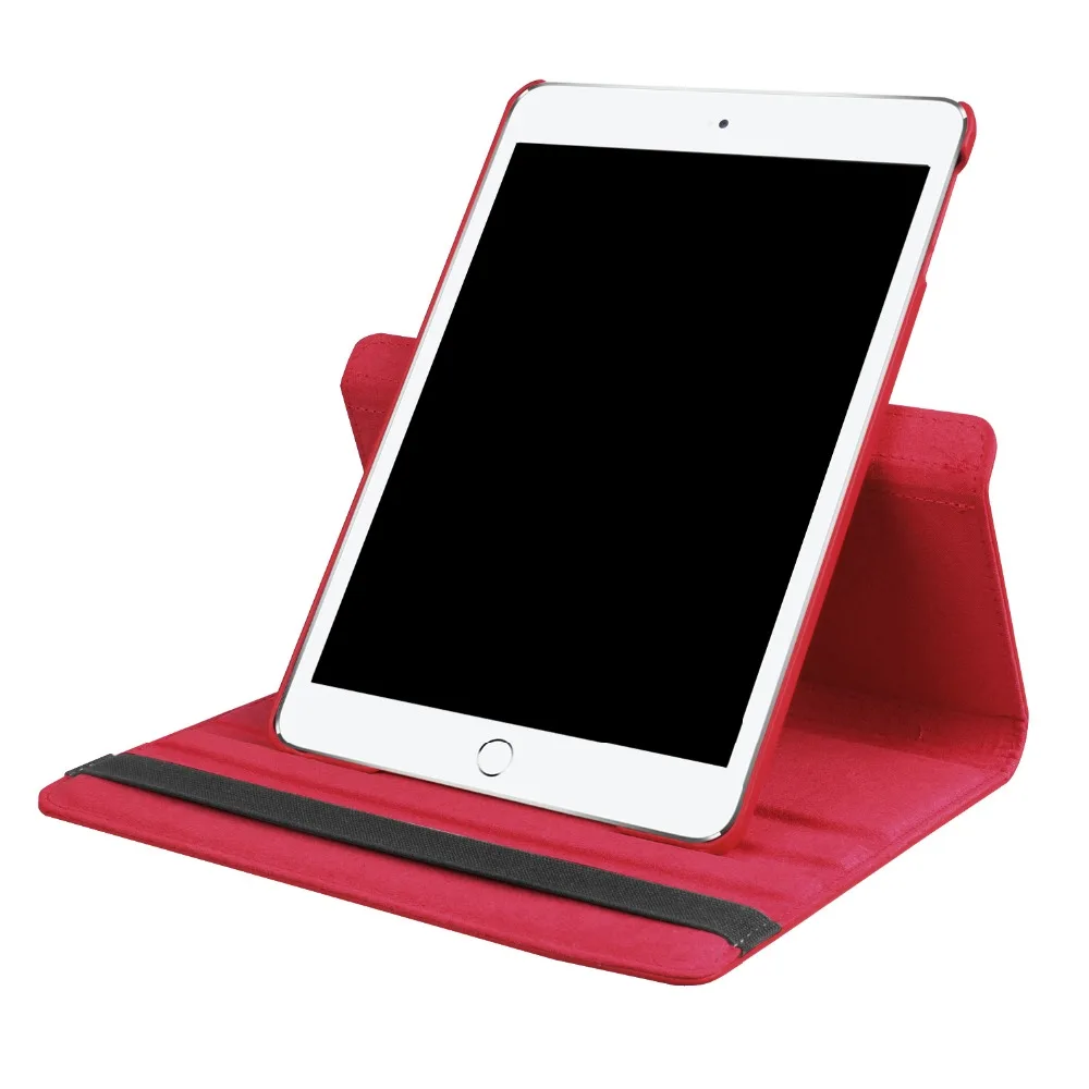 360 градусов вращающийся кожаный для Apple iPad 9,7 A1822 A1823 A1893 A1897 с подставкой и сна Smart Cover+ ручка