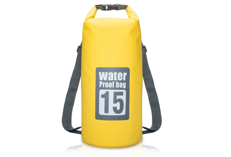5L/10L/15L/20L Водонепроницаемый сухой мешок сумка для хранения сумка для плавания Каякинг каноэ Рыбалка двойные ремни