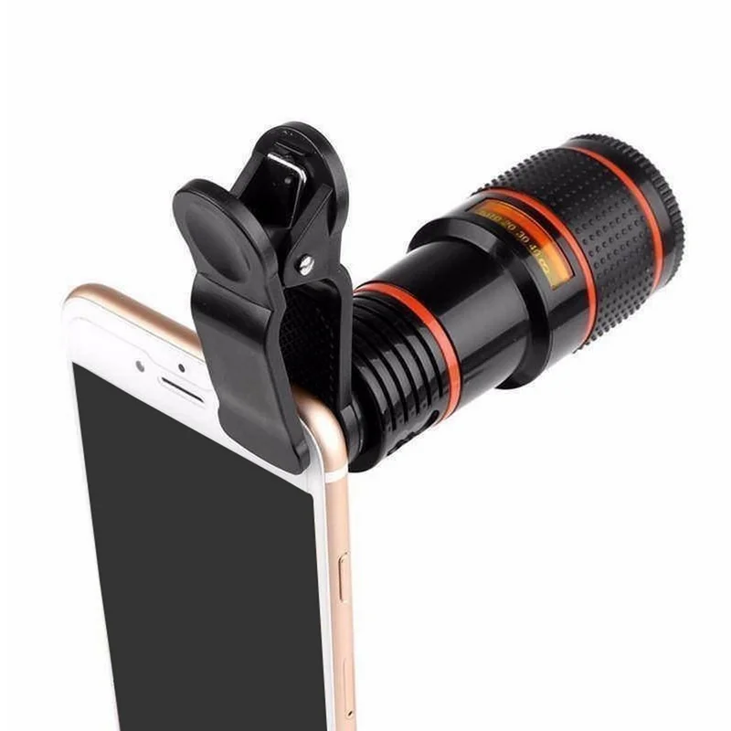 12X оптический зум телеобъектив для iPhone мобильный телефон объектив камеры внешний