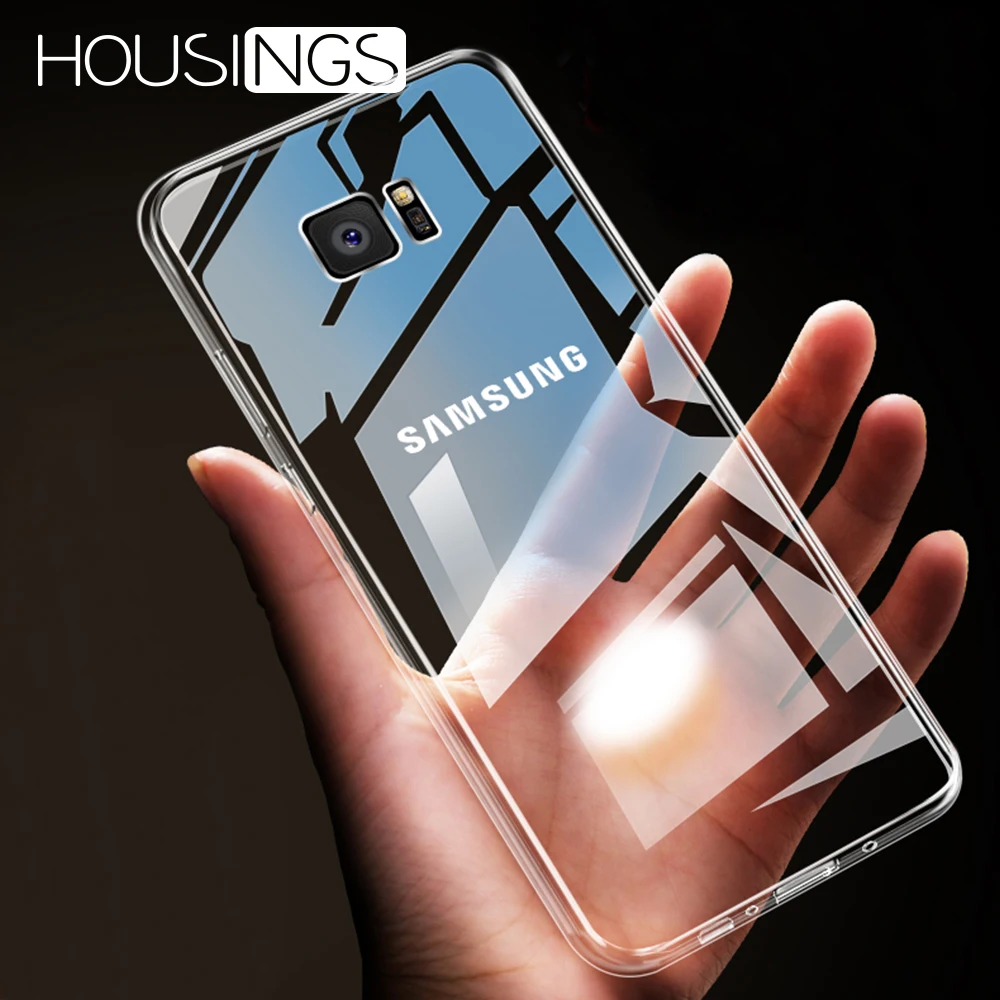 Ультратонкий прозрачный силиконовый чехол для samsung Galaxy S8, S9, S10 Plus, ТПУ, противоударный чехол из ТПУ для samsung A20, A30, A40, A50, A60