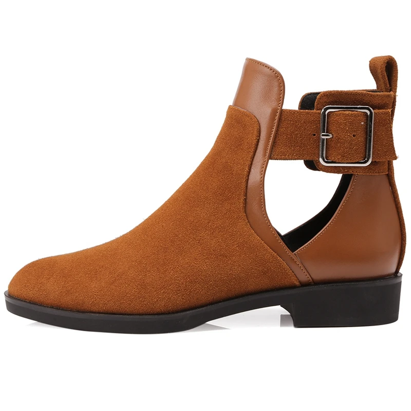 

AnmaiRon Basic Round Toe Woman Shoes Ankle Boots for Women Zapatos De Mujer Boots Women Botas Mujer Invierno Size 34-40 LY221