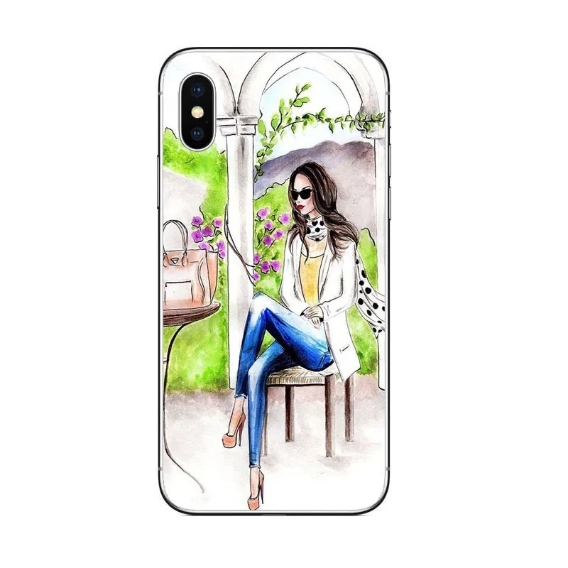 Мягкий силиконовый чехол для iPhone X 6 7 8 plus 5|Бамперы| |