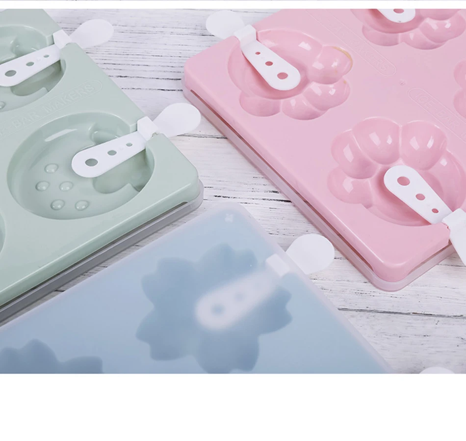 DIY Лето мороженое плесень пластиковая вишня медведь лапа клубника цветное