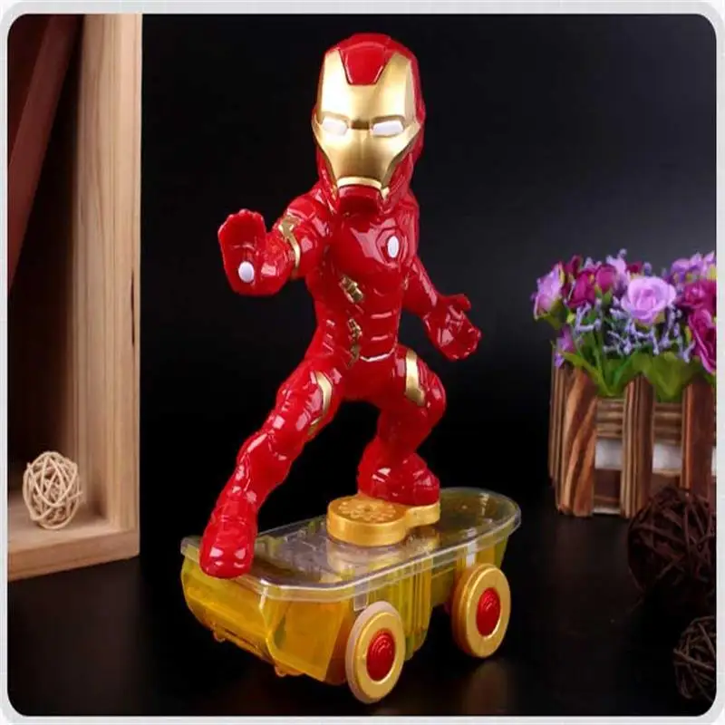 Disney Электрический супер герой Железный человек робот автомобиль RC автомобиль Marvel скутер Мстители радиоуправляемые игрушки для детей подарки на день рождения