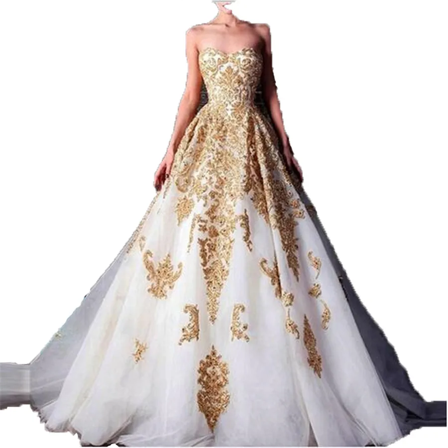 Женское бальное платье кружевное с глубоким вырезом золотистое | Свадьбы и