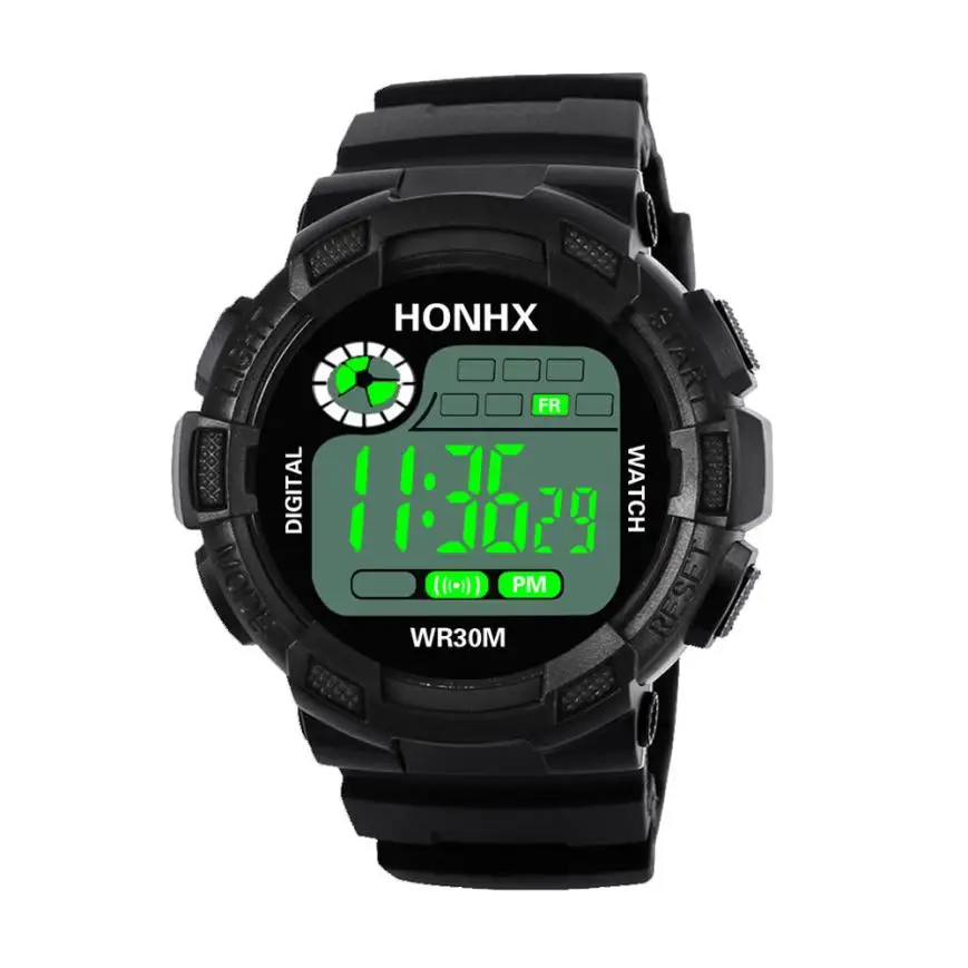 Мужские спортивные часы HONHX Роскошный Brand мужские повседневные электронные