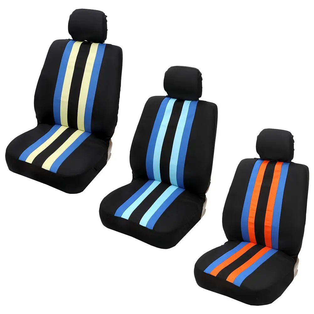 4 шт. универсальные автомобильные чехлы на передние сиденья и подголовники |