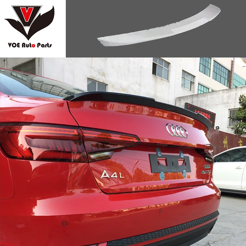 A4 ABS Материал заднее крыло спойлер для Audi седан 4 дверь 2017 2018 2019|rear wing spoiler|wing spoilerrear