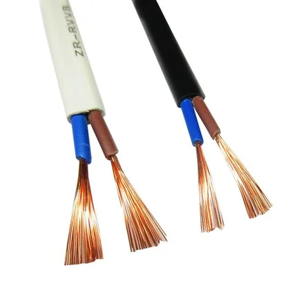 Силовая линия 2 ядра плоская оболочка контрольная для зарядки RVVB 20 18 17 AWG медный
