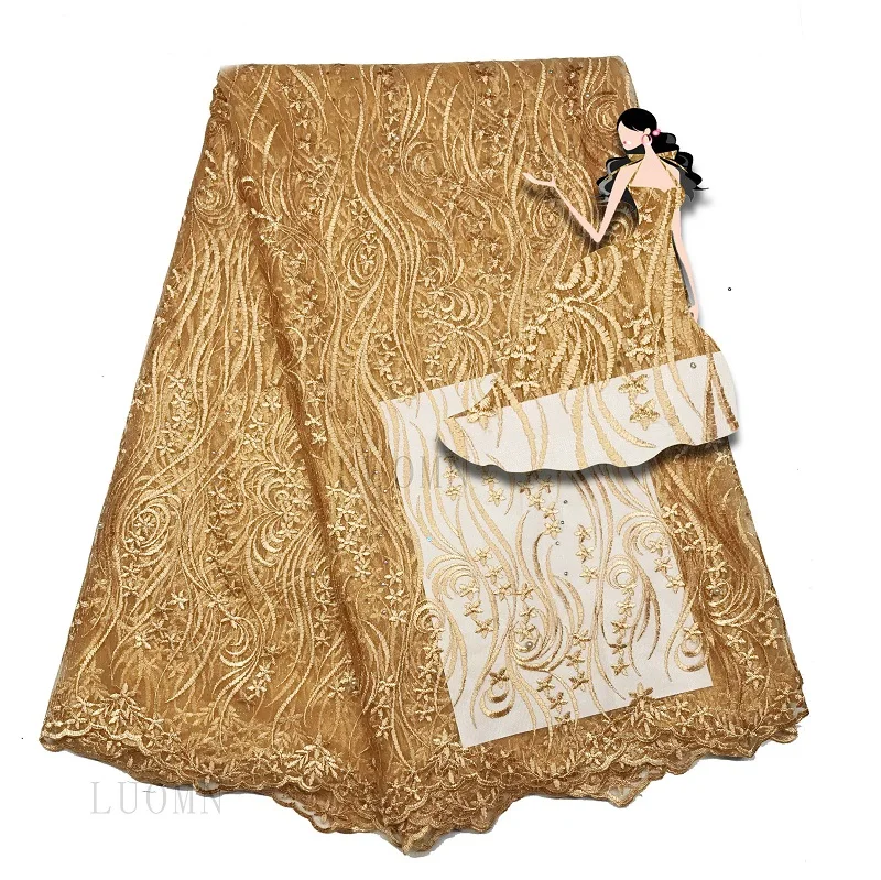 Африканская кружевная ткань Вышитое кружево в нигерийском стиле 2019|Кружево| |