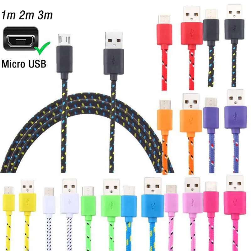 Для huawei Honor 9i 10i 8X Nova3i Micro Usb 2.4A кабель 2 3 метра Micro usb зарядный провод кабель Usb Microusb Mikro Usb Kablo