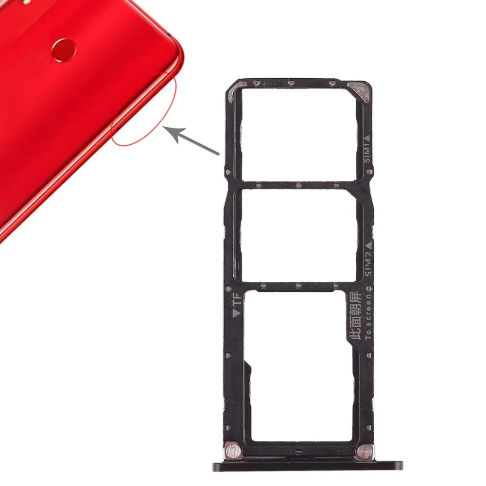 3 цвета для huawei 2 x sim-карты лоток/лоток для карт памяти Micro SD для huawei Honor 8X Max/Enjoy 9/mate 20 Запасные части для ремонта