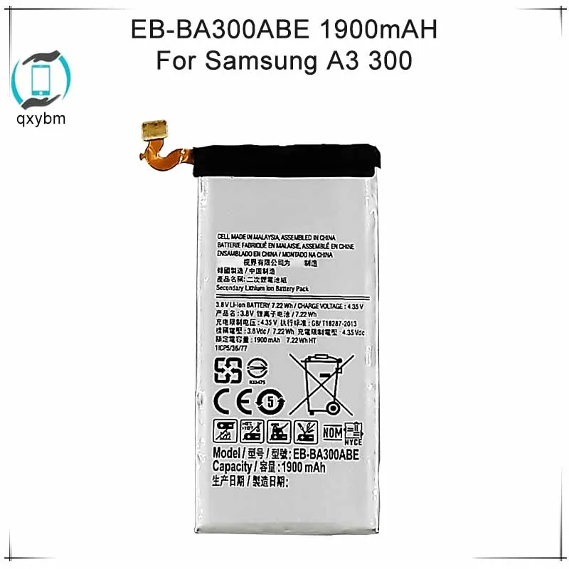 1900 мАч запасная батарея EB BA300ABE для Samsung Galaxy A3 A300 SM A300F A300FU A3000 A3009 A300X (не