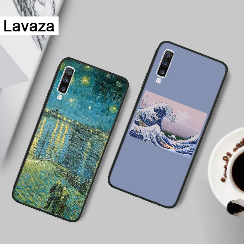 Lavaza большого искусства Картина Ван Гог силиконовый чехол для samsung A3 A5 A6 плюс A7 A8 A9 A10 A30 A40 A50 A70 J6